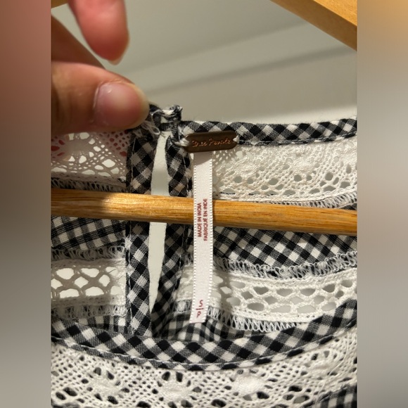 Free People Sunny Day Gingham Dress Size S - Picture 5 of 7